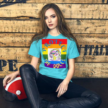 KW Gallery Wearable Art Tee 🏳️🌈 “Protect the Dolls” Pride Edition Tee A - Winter Sunshine Marketplace